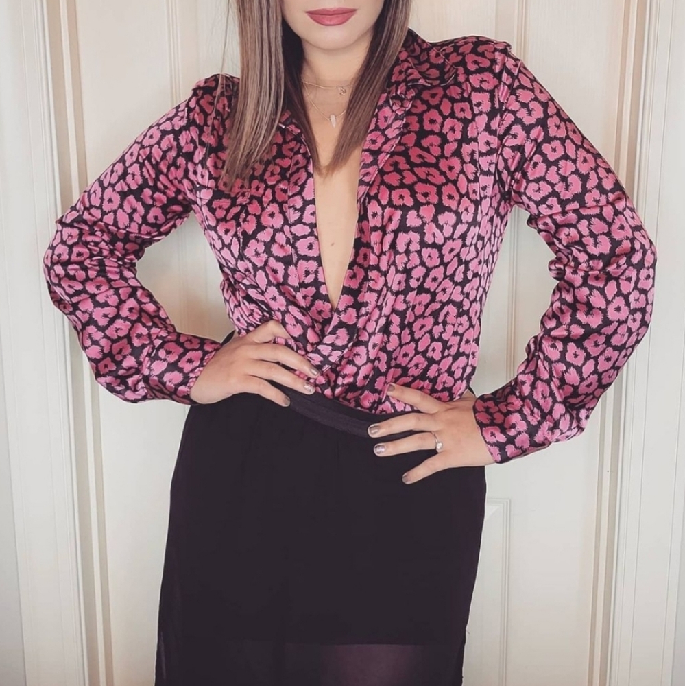 Pink leopard body